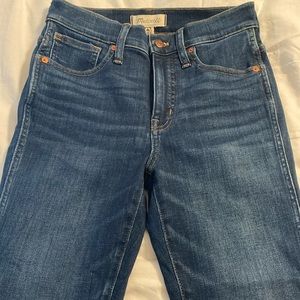 Madewell 10 inch skinny high rise jeans